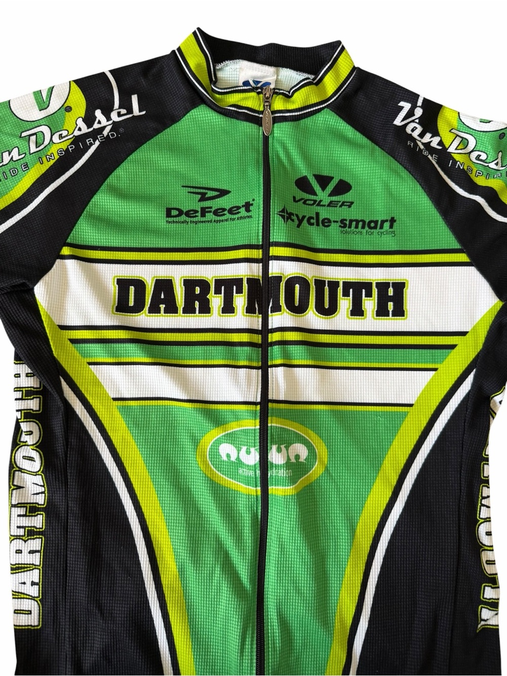 Vintage 90s Dartmouth Collegiate Cycling Shirt Sz Mens Small